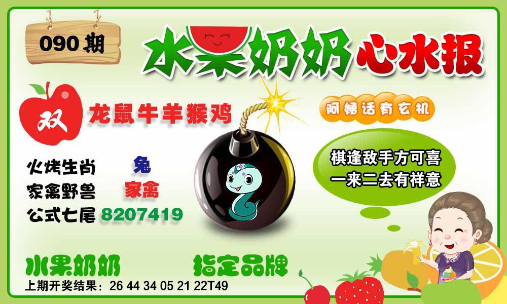 090期水果心水报[图]